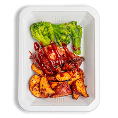 My Fit Foods' Mile High BBQ Chicken dinner